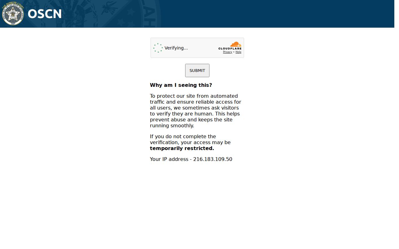 Coal County warrant lookup court directory source