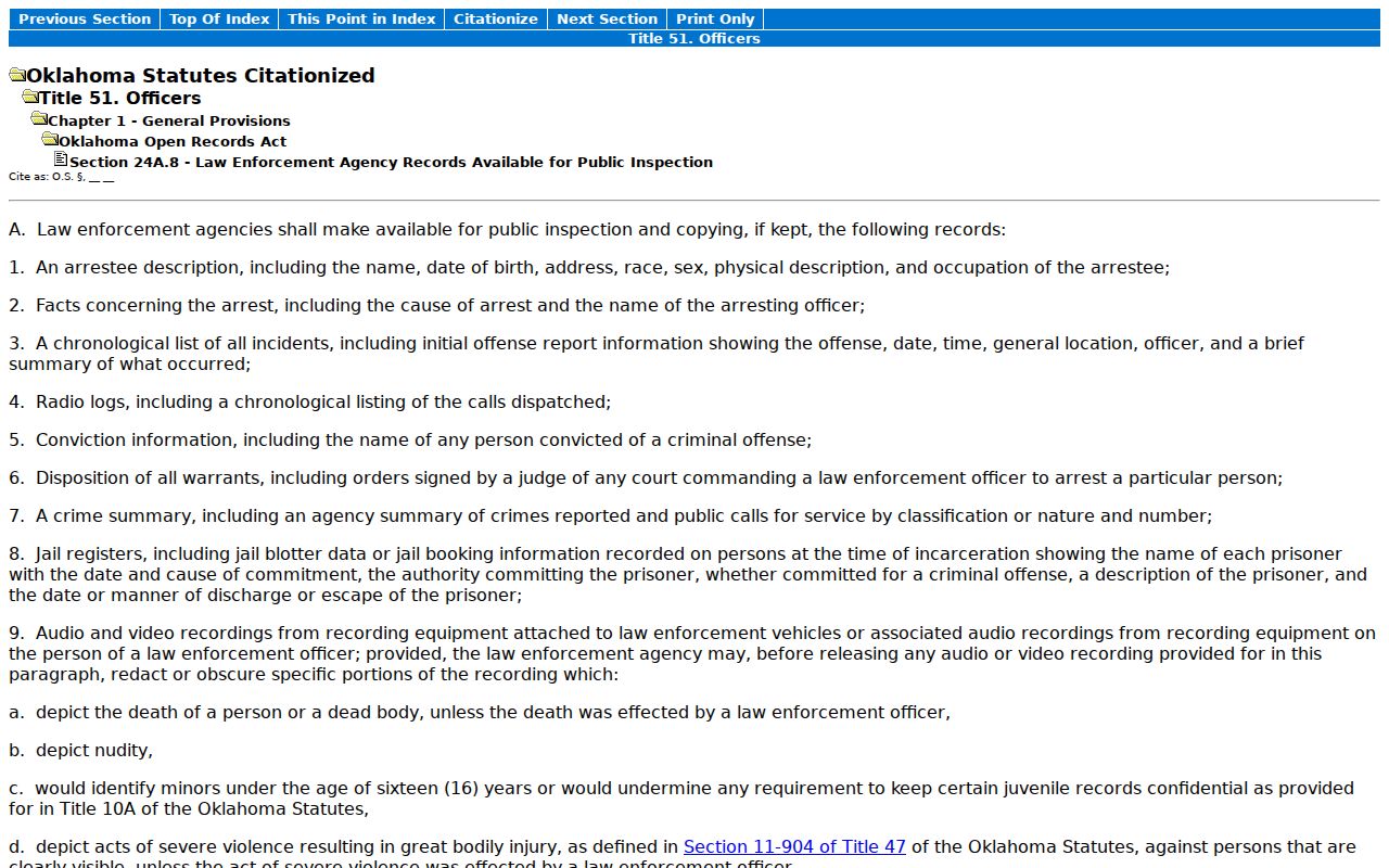 Coal County outstanding warrants public records access source