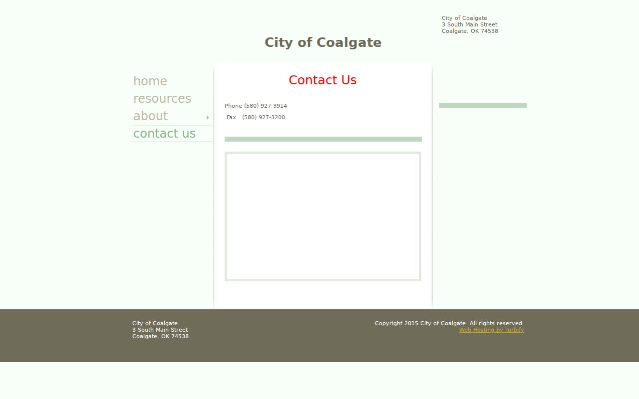 Coal County municipal warrant Coalgate city contact source